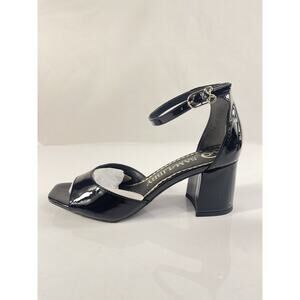 Sam & Libby Shoes Womens Size 8 Black Leanne Block Heel Dress Sandals New Box
